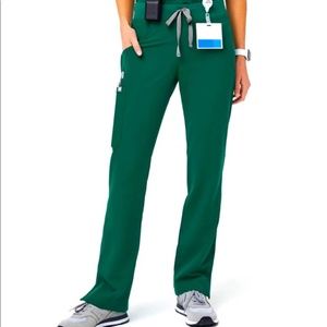 FIGS Women's Kade Scrub Pants HUNTER GREEN Medium NWOT